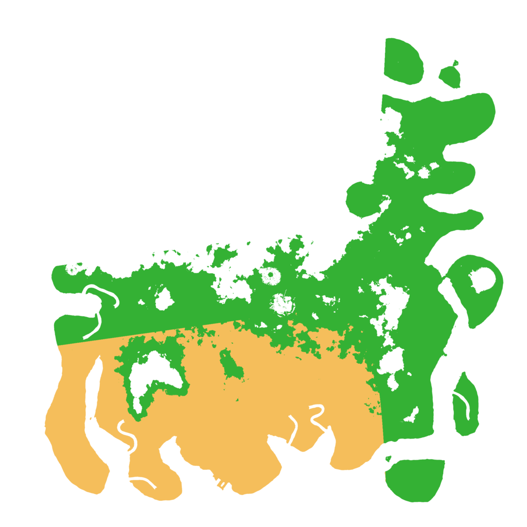 Biome Rust Map: Procedural Map, Size: 4200, Seed: 9545155