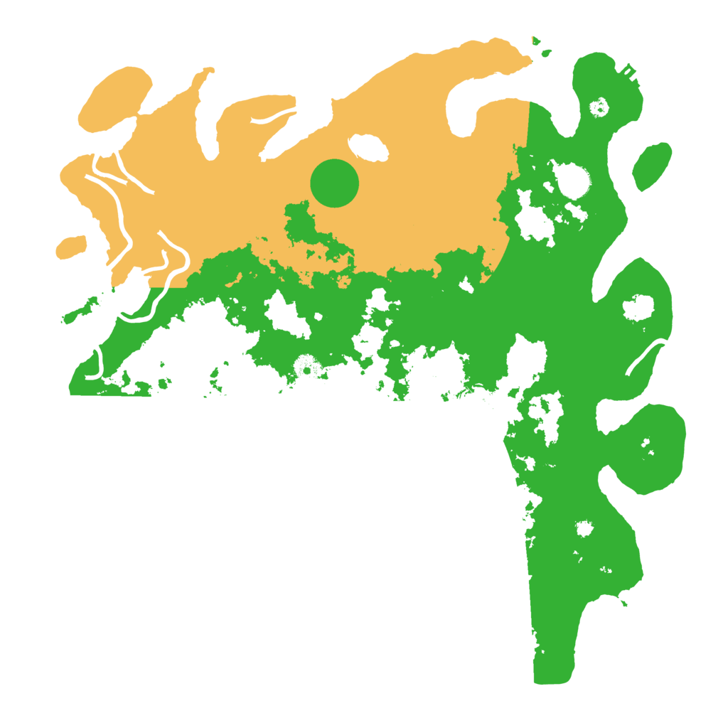 Biome Rust Map: Procedural Map, Size: 3950, Seed: 495415953