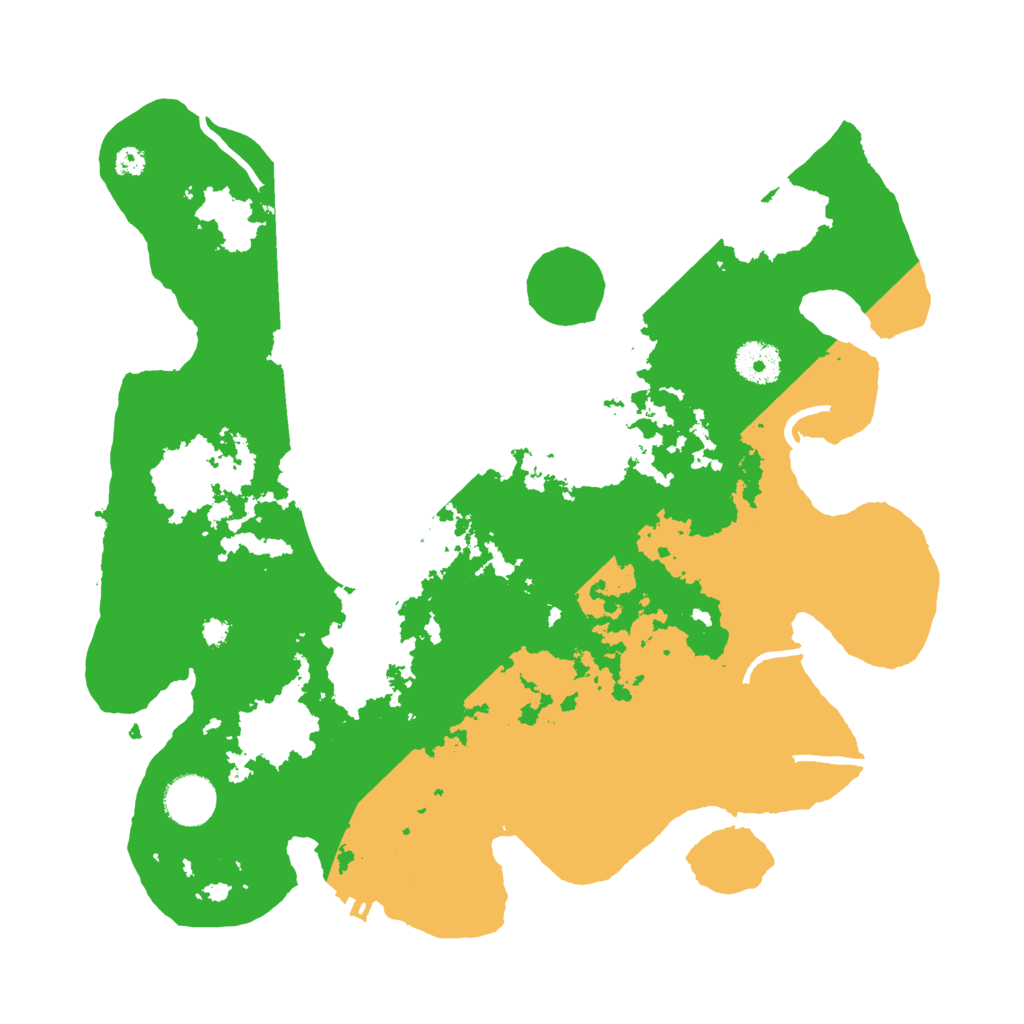 Biome Rust Map: Procedural Map, Size: 3500, Seed: 4518821