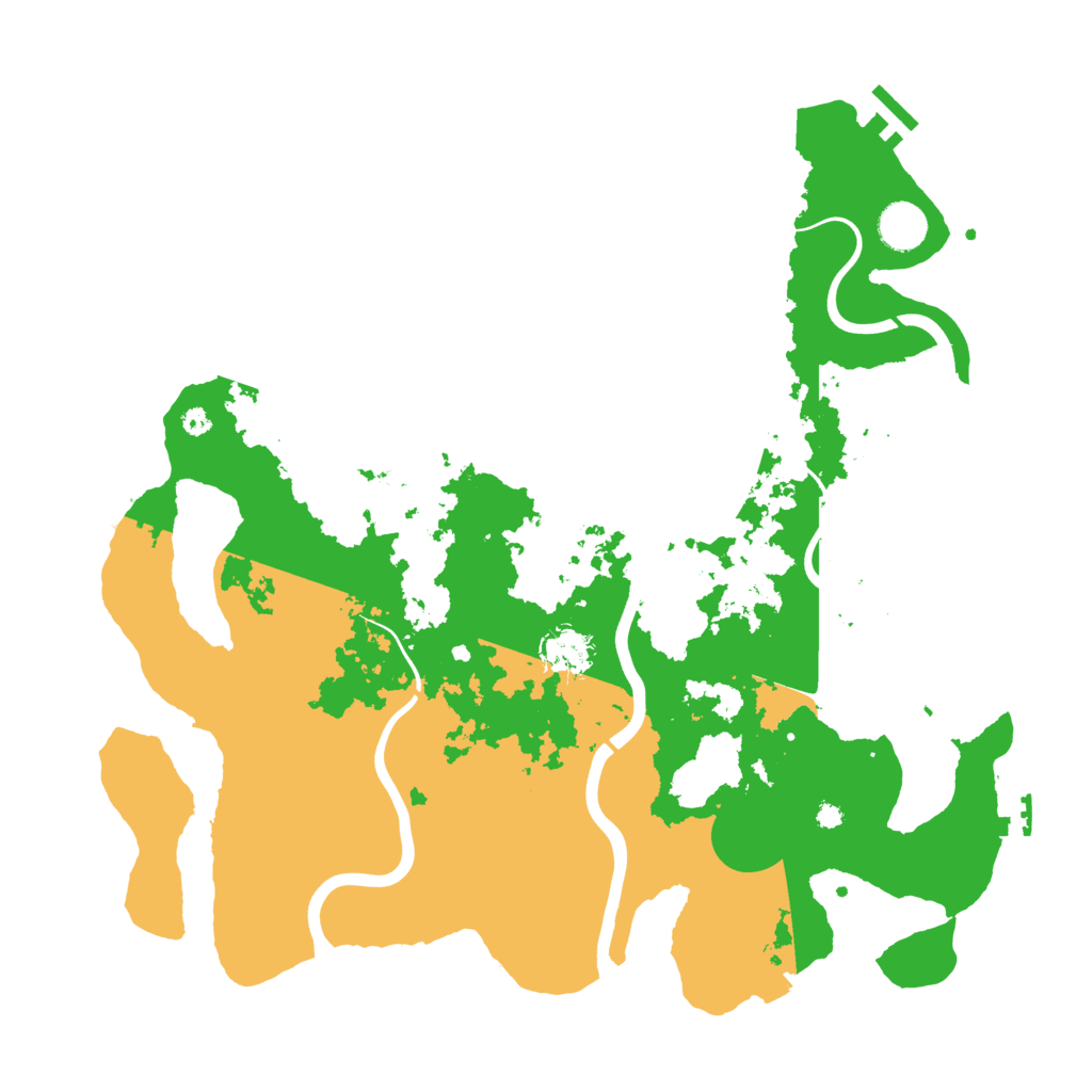 Biome Rust Map: Procedural Map, Size: 3950, Seed: 1630651919