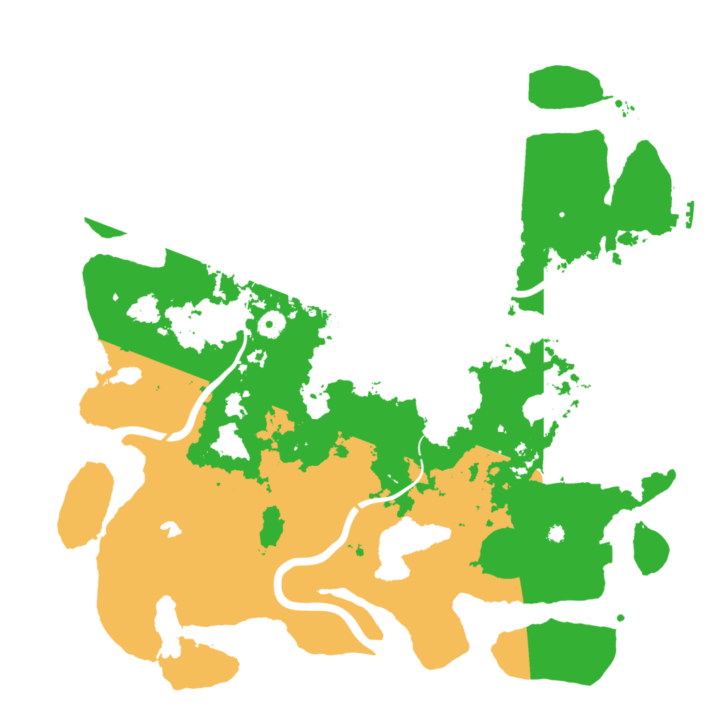 Biome Rust Map: Procedural Map, Size: 4000, Seed: 7041956