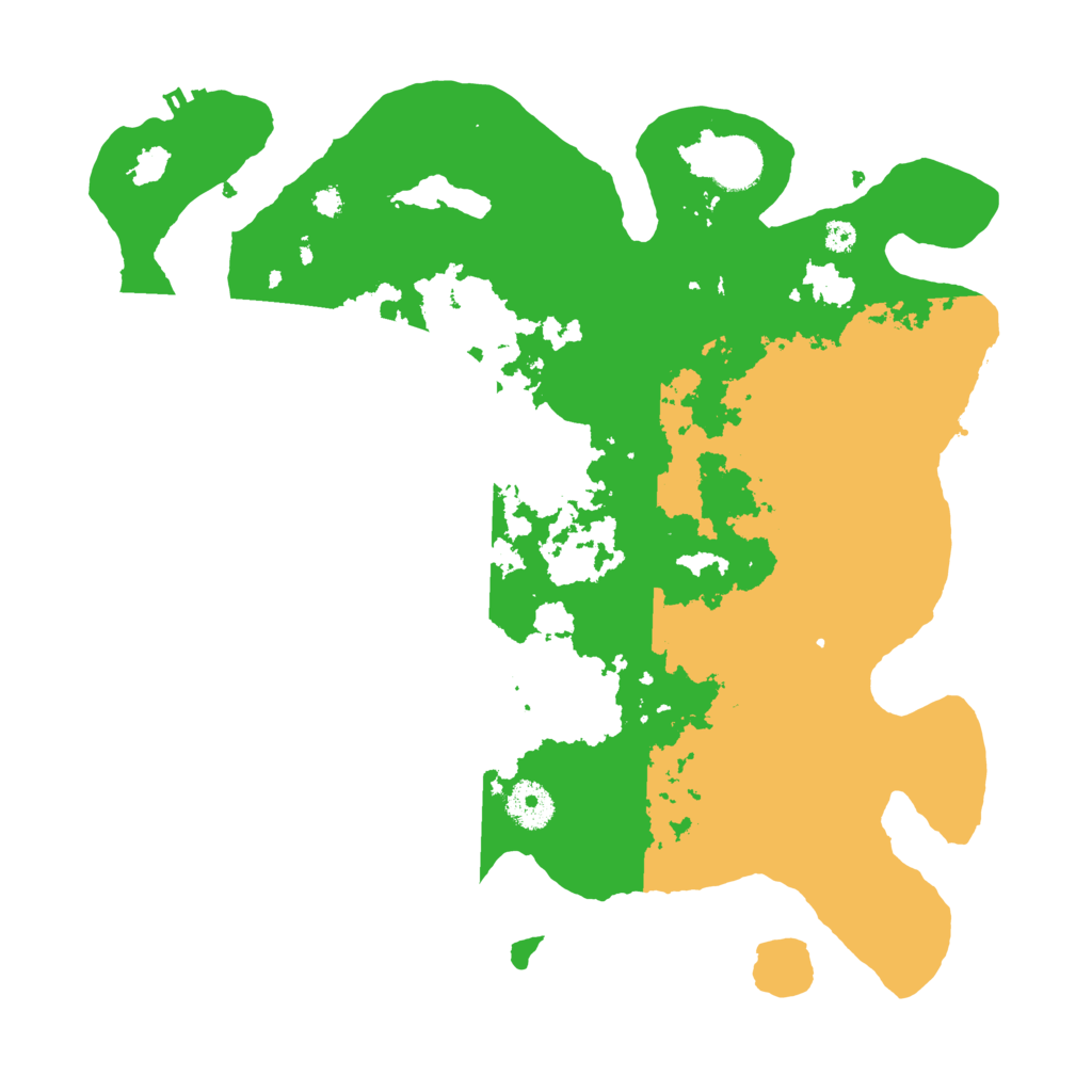 Biome Rust Map: Procedural Map, Size: 3500, Seed: 96782