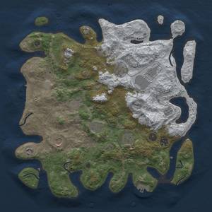 Thumbnail Rust Map: Procedural Map, Size: 3850, Seed: 560555225, 19 Monuments