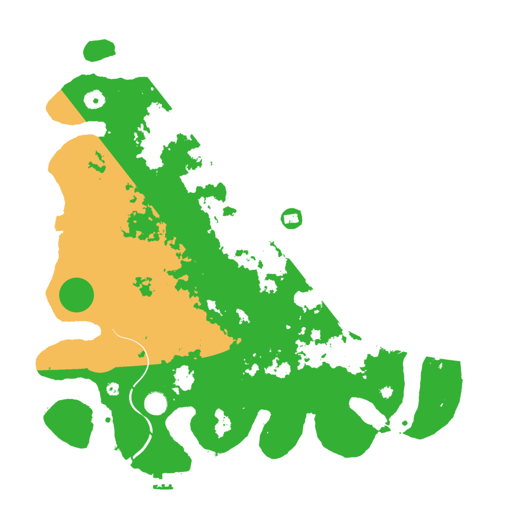 Biome Rust Map: Procedural Map, Size: 3850, Seed: 560555225