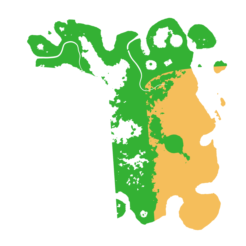 Biome Rust Map: Procedural Map, Size: 3505, Seed: 100