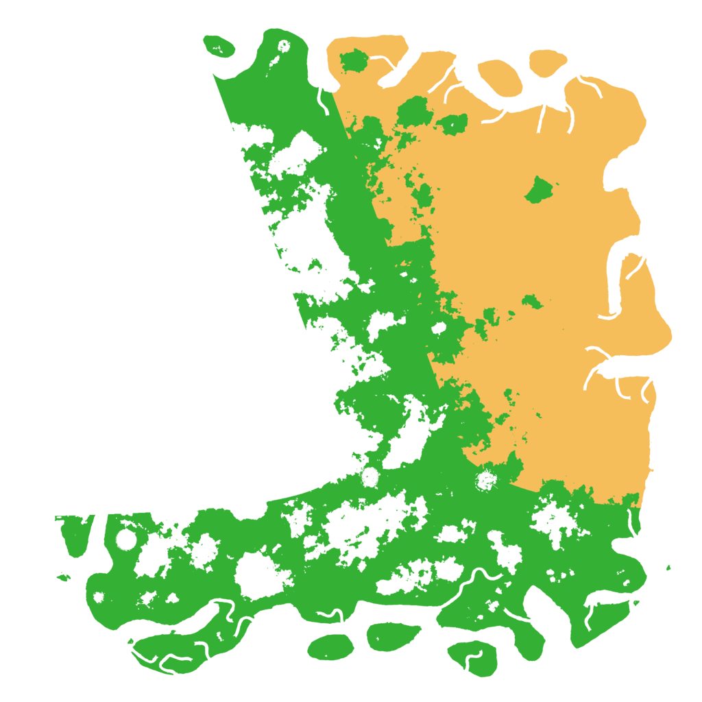 Biome Rust Map: Procedural Map, Size: 6000, Seed: 499437