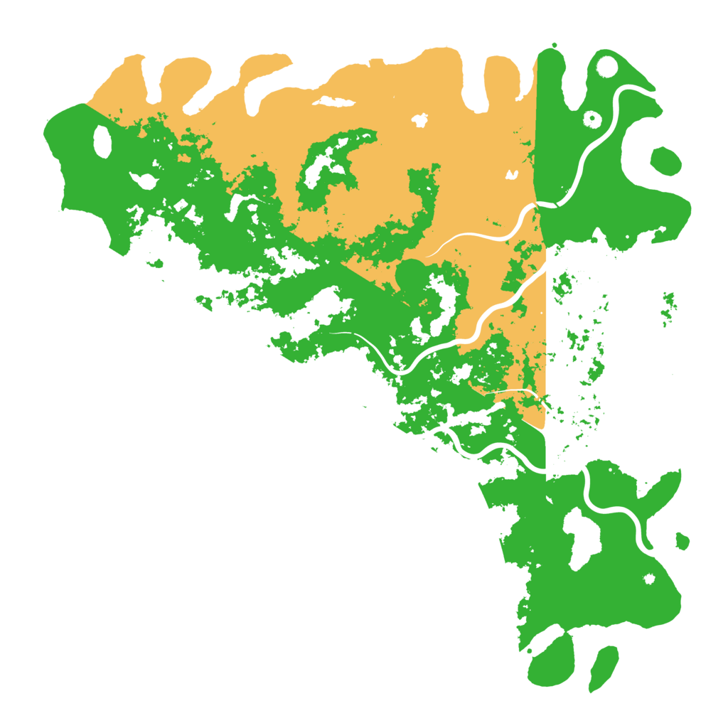 Biome Rust Map: Procedural Map, Size: 6000, Seed: 123742