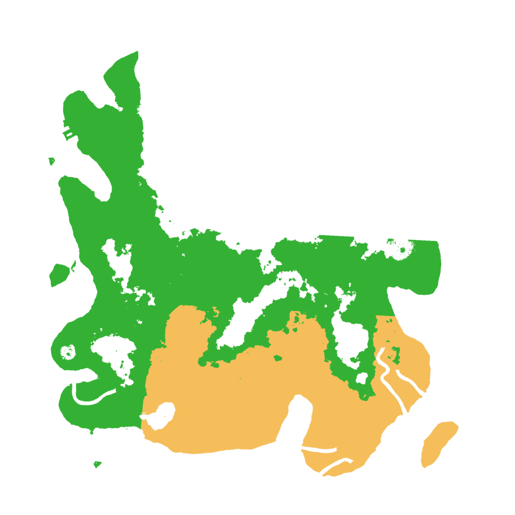 Biome Rust Map: Procedural Map, Size: 3500, Seed: 713937