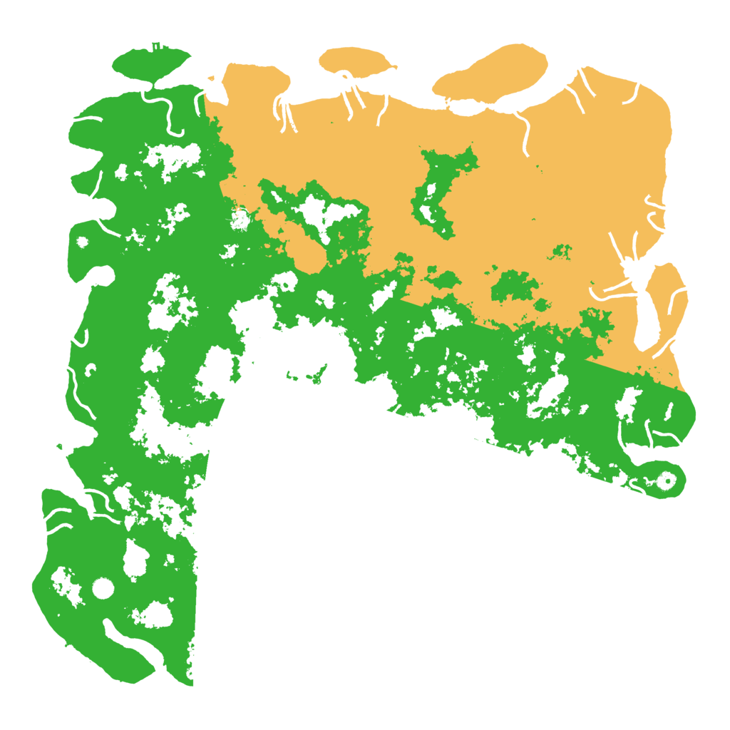 Biome Rust Map: Procedural Map, Size: 6000, Seed: 1909536984