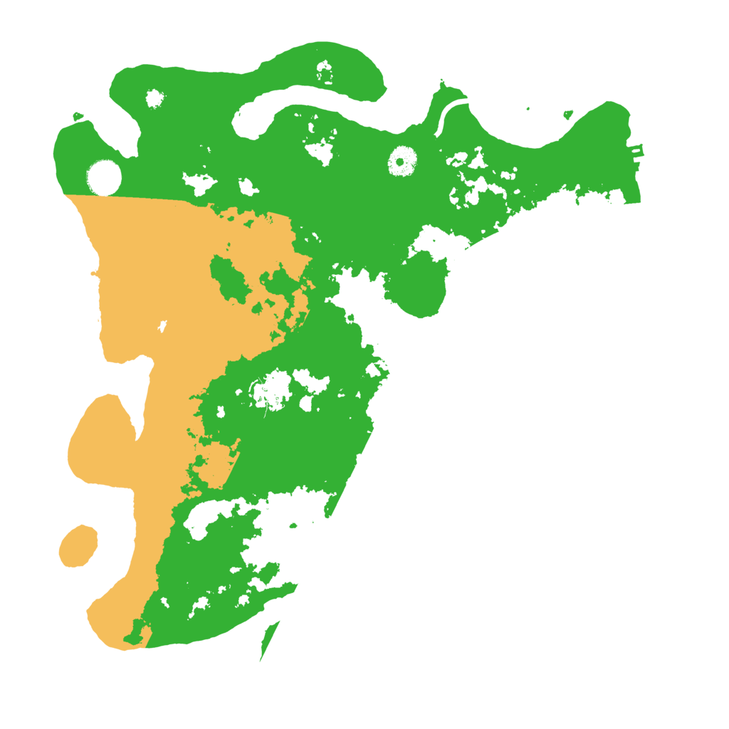 Biome Rust Map: Procedural Map, Size: 3700, Seed: 761956024