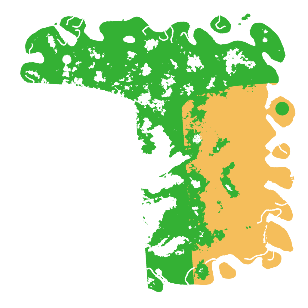 Biome Rust Map: Procedural Map, Size: 6000, Seed: 879424