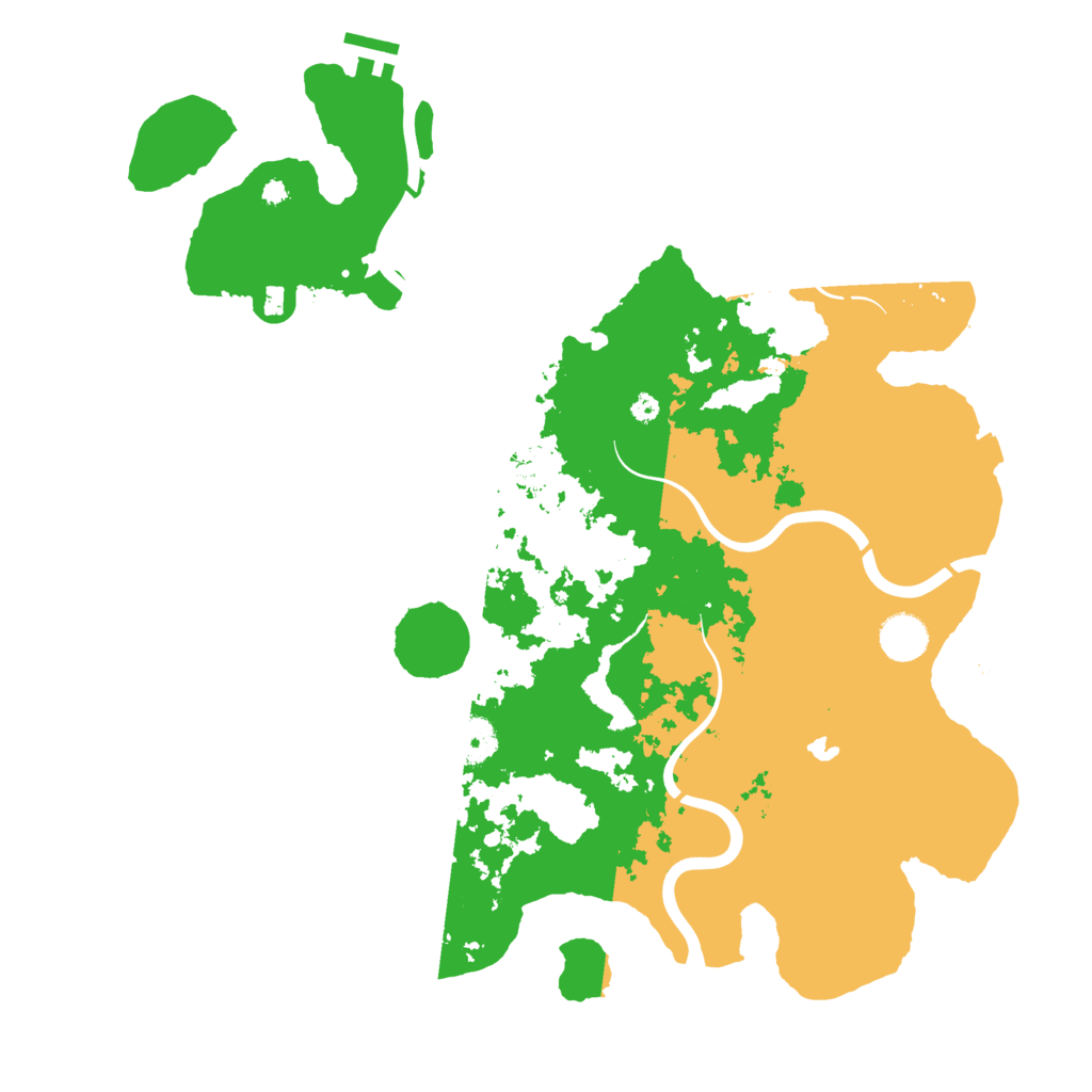 Biome Rust Map: Procedural Map, Size: 4000, Seed: 675105