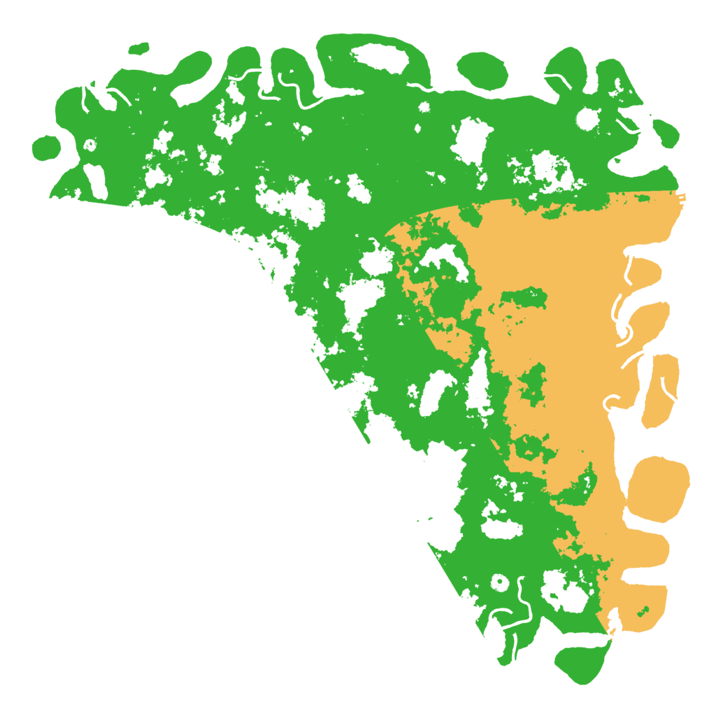 Biome Rust Map: Procedural Map, Size: 6000, Seed: 565460032