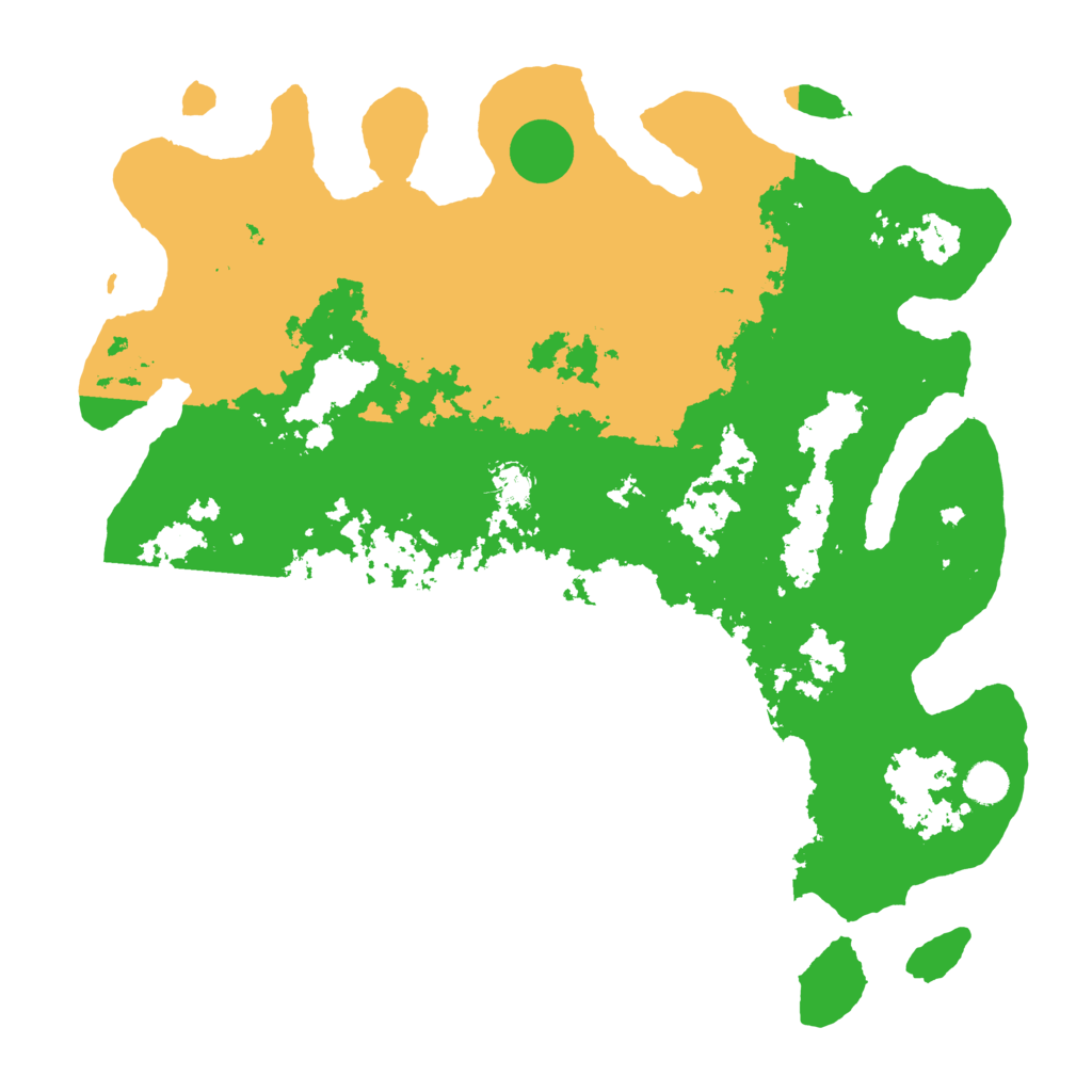 Biome Rust Map: Barren, Size: 4500, Seed: 1410018284