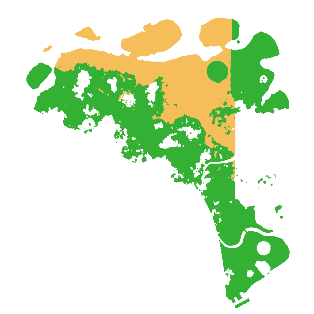 Biome Rust Map: Procedural Map, Size: 3950, Seed: 247596934
