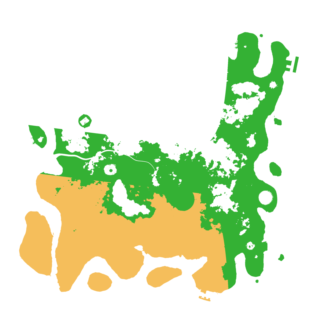 Biome Rust Map: Procedural Map, Size: 3950, Seed: 1758145516
