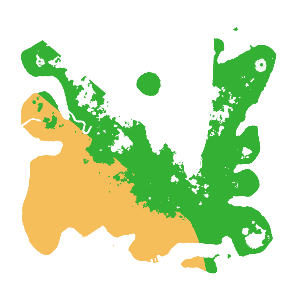 Biome Rust Map: Procedural Map, Size: 3500, Seed: 989171510