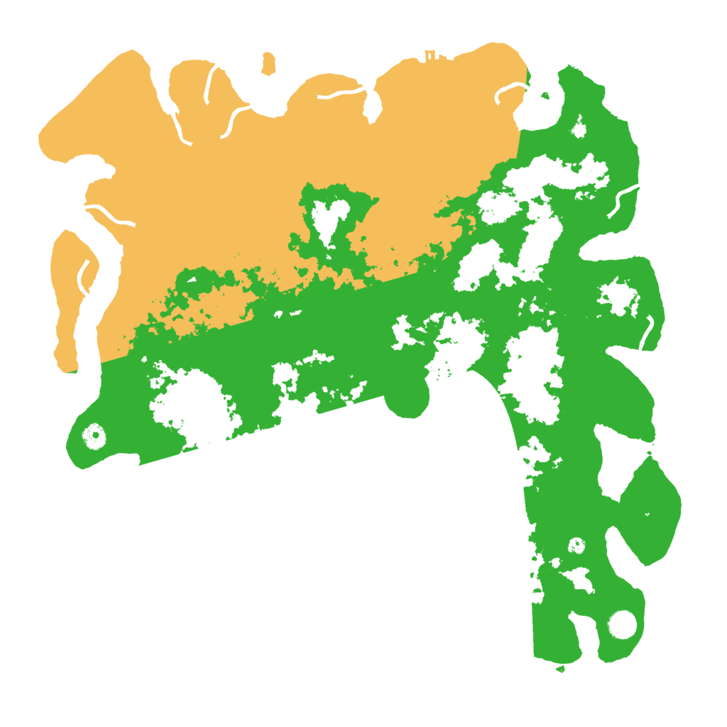 Biome Rust Map: Procedural Map, Size: 4500, Seed: 397246089