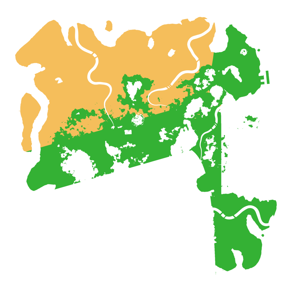 Biome Rust Map: Procedural Map, Size: 4500, Seed: 397246089