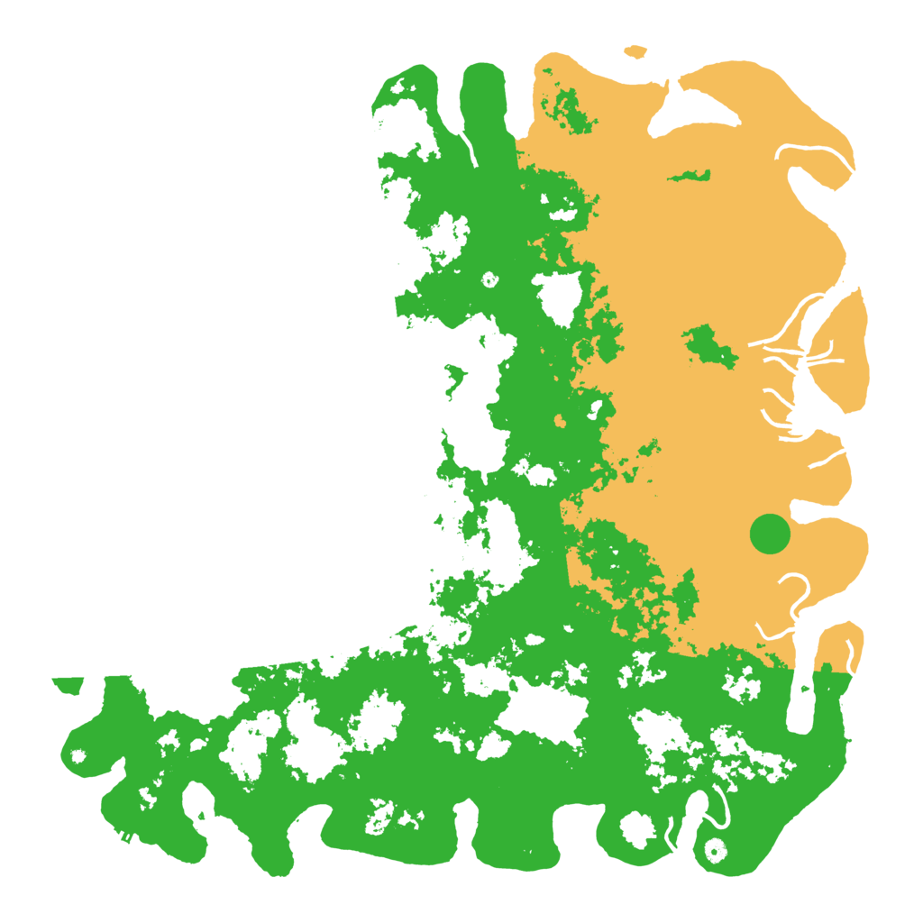 Biome Rust Map: Procedural Map, Size: 6000, Seed: 634065