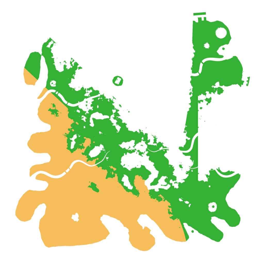 Biome Rust Map: Procedural Map, Size: 4250, Seed: 7474839