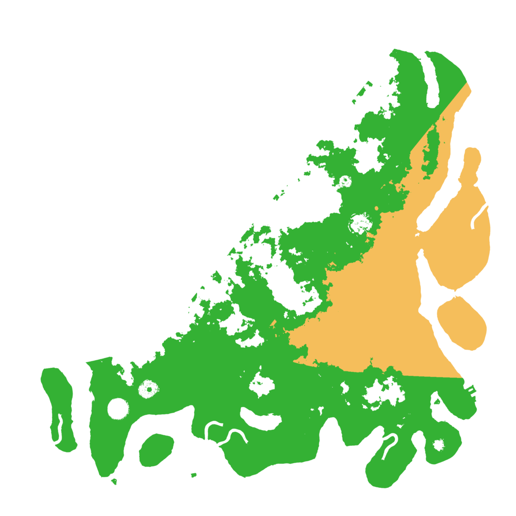 Biome Rust Map: Procedural Map, Size: 4250, Seed: 6877