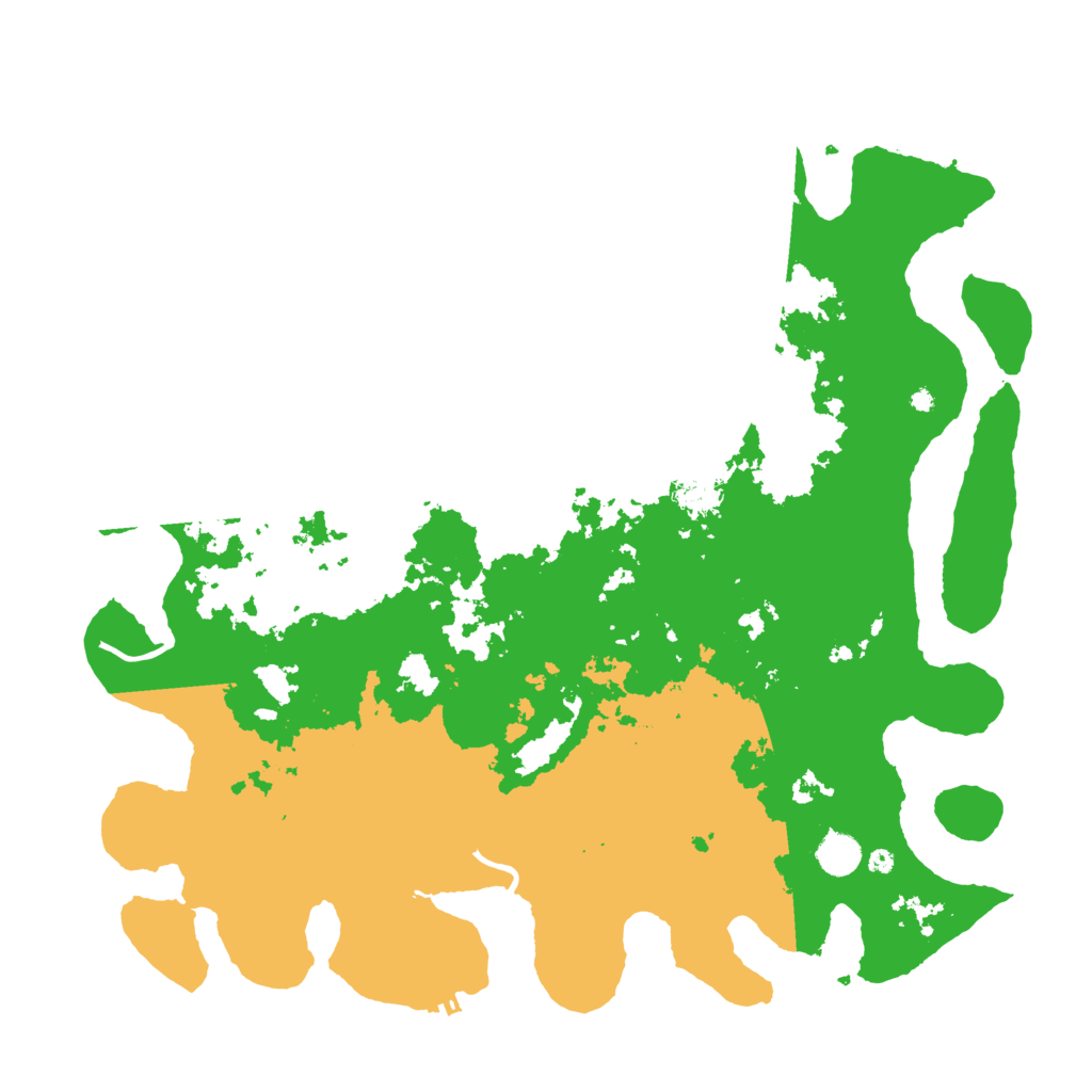 Biome Rust Map: Procedural Map, Size: 4500, Seed: 29199