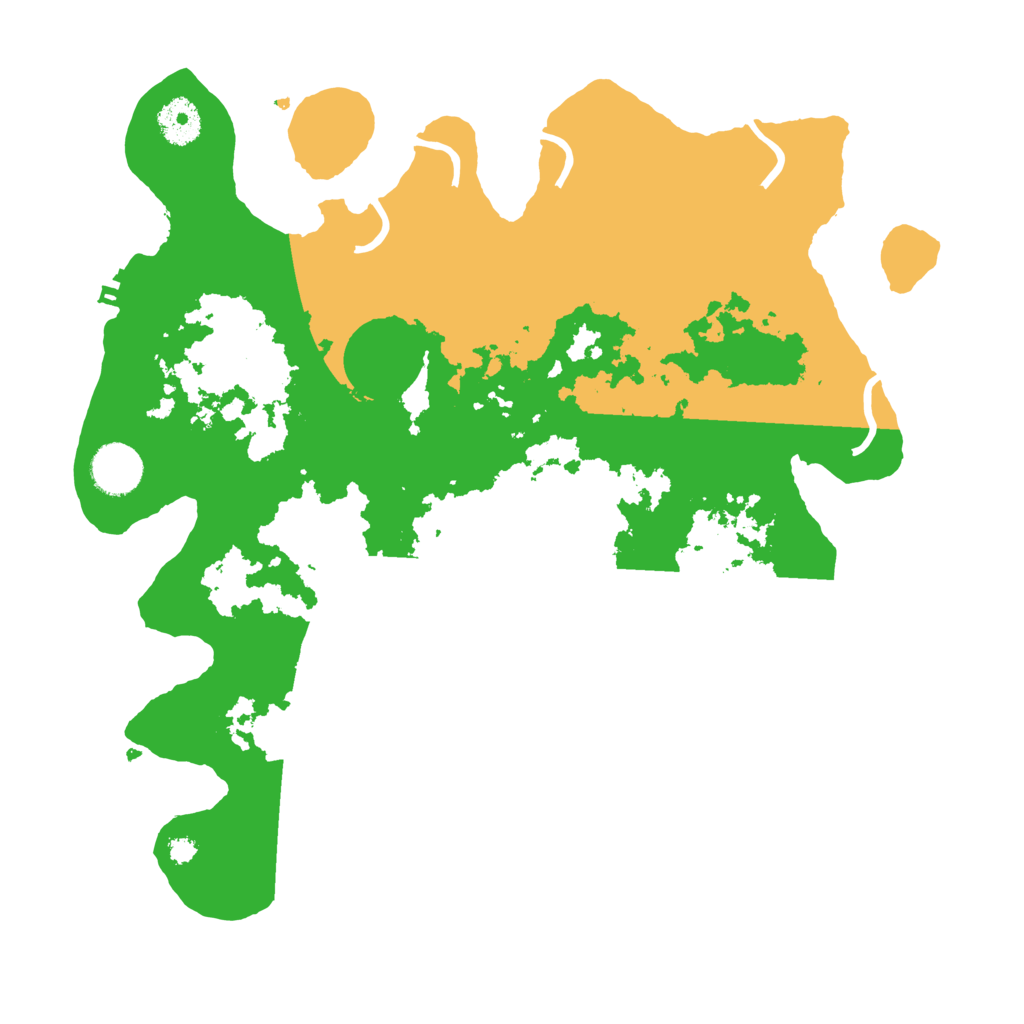 Biome Rust Map: Procedural Map, Size: 3500, Seed: 4980548