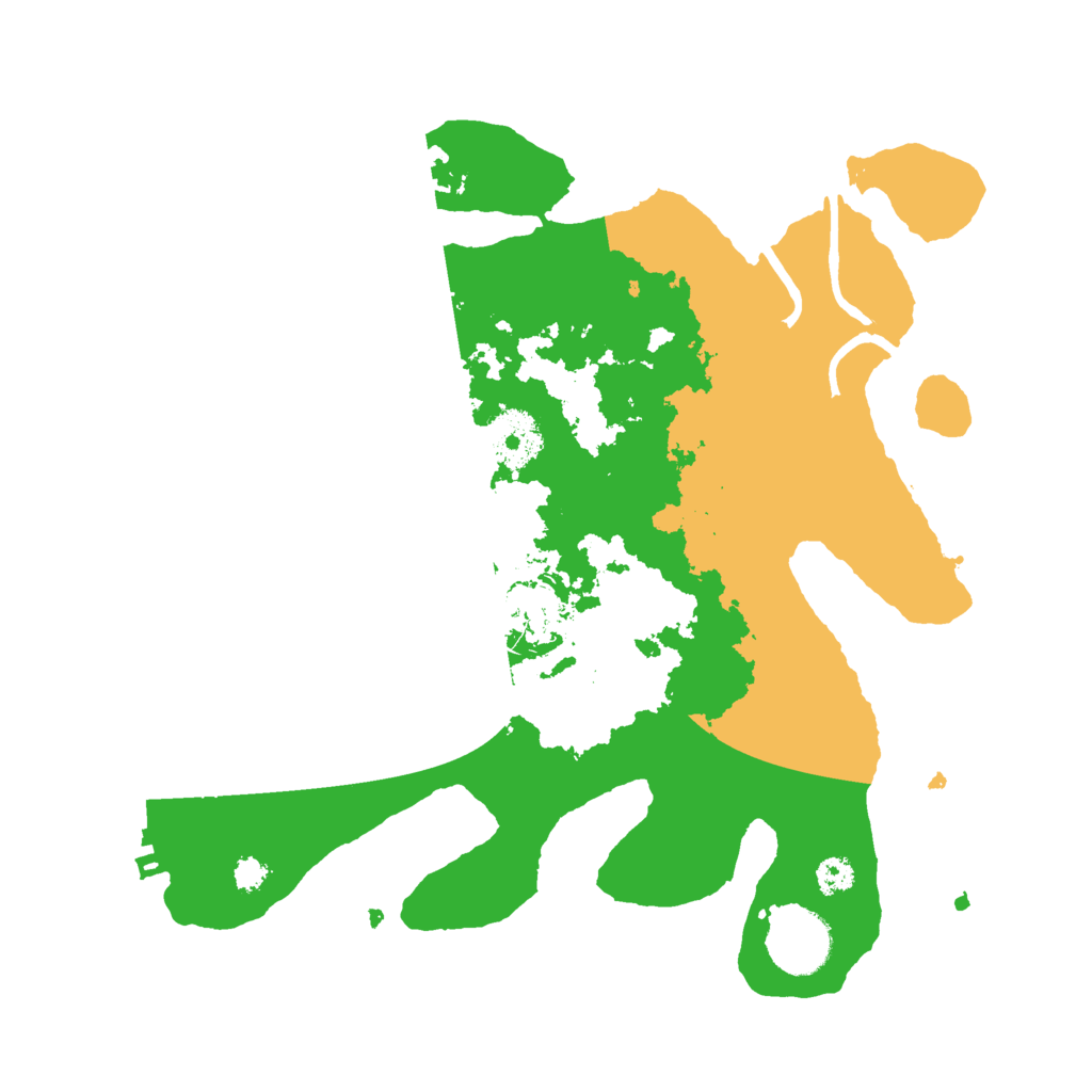 Biome Rust Map: Procedural Map, Size: 3000, Seed: 2142174964