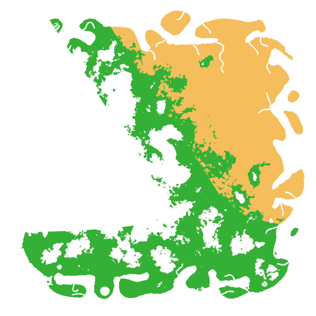 Biome Rust Map: Procedural Map, Size: 6000, Seed: 656769