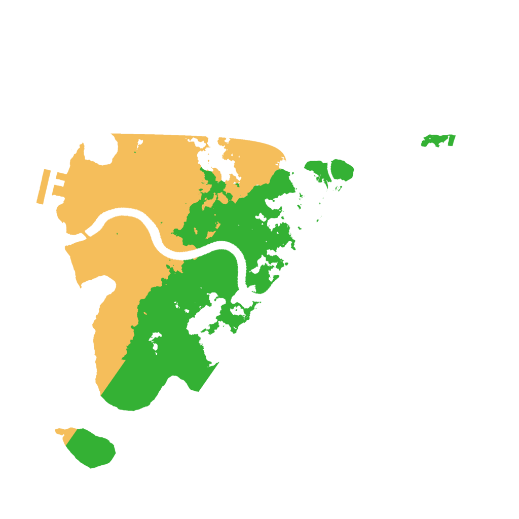Biome Rust Map: Procedural Map, Size: 3000, Seed: 378218