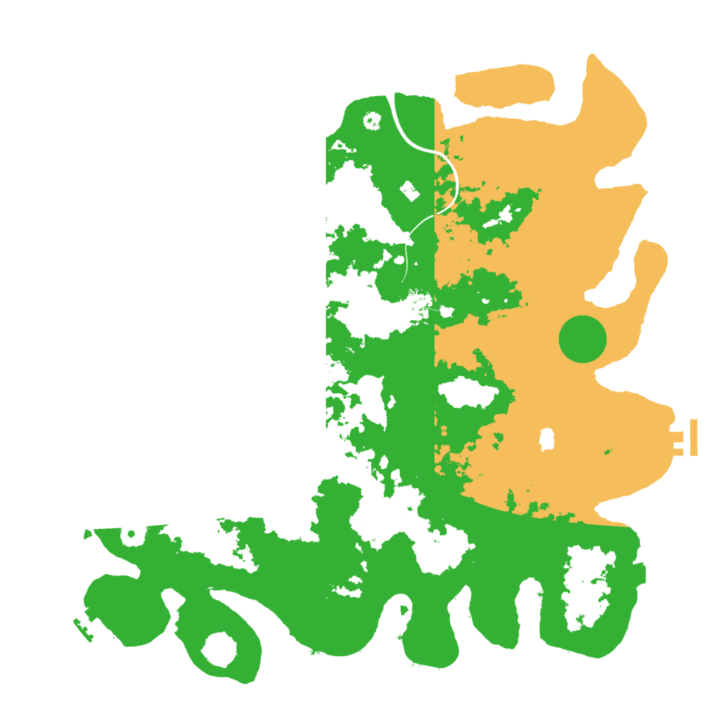 Biome Rust Map: Procedural Map, Size: 4000, Seed: 2598