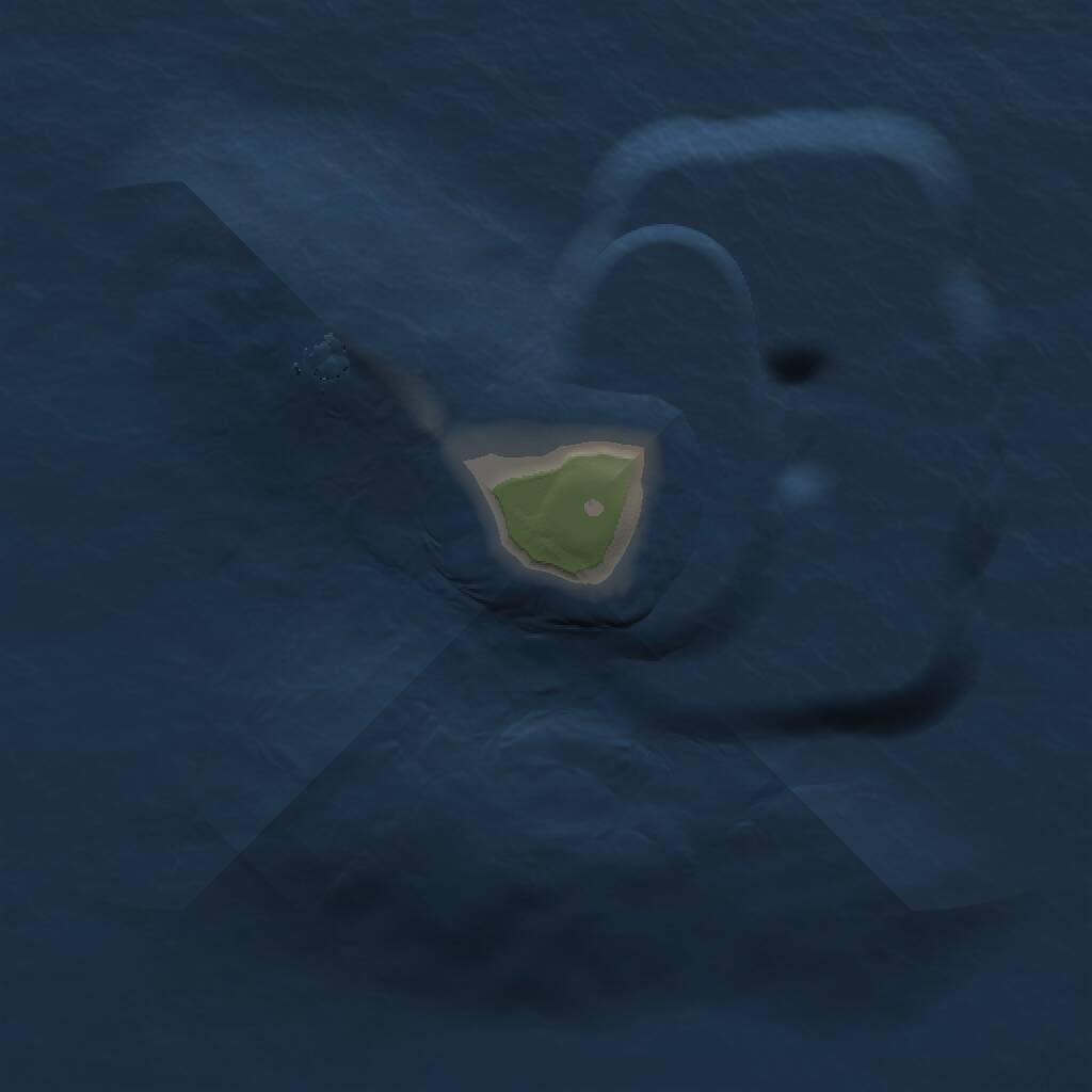 Rust Map: Procedural Map, Size: 1000, Seed: 73391835, 1 Monuments