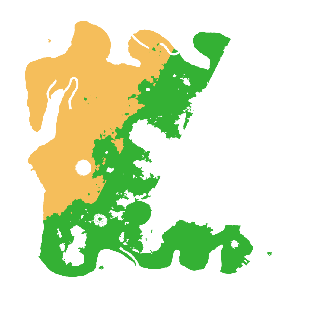 Biome Rust Map: Procedural Map, Size: 3500, Seed: 2521946