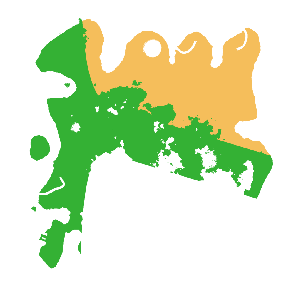 Biome Rust Map: Procedural Map, Size: 3000, Seed: 1236350714