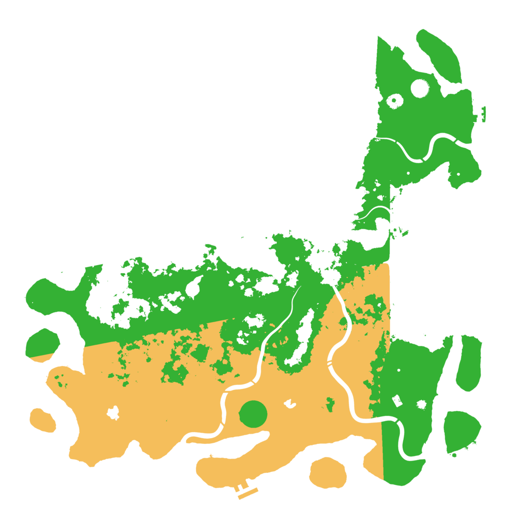 Biome Rust Map: Procedural Map, Size: 5000, Seed: 965678