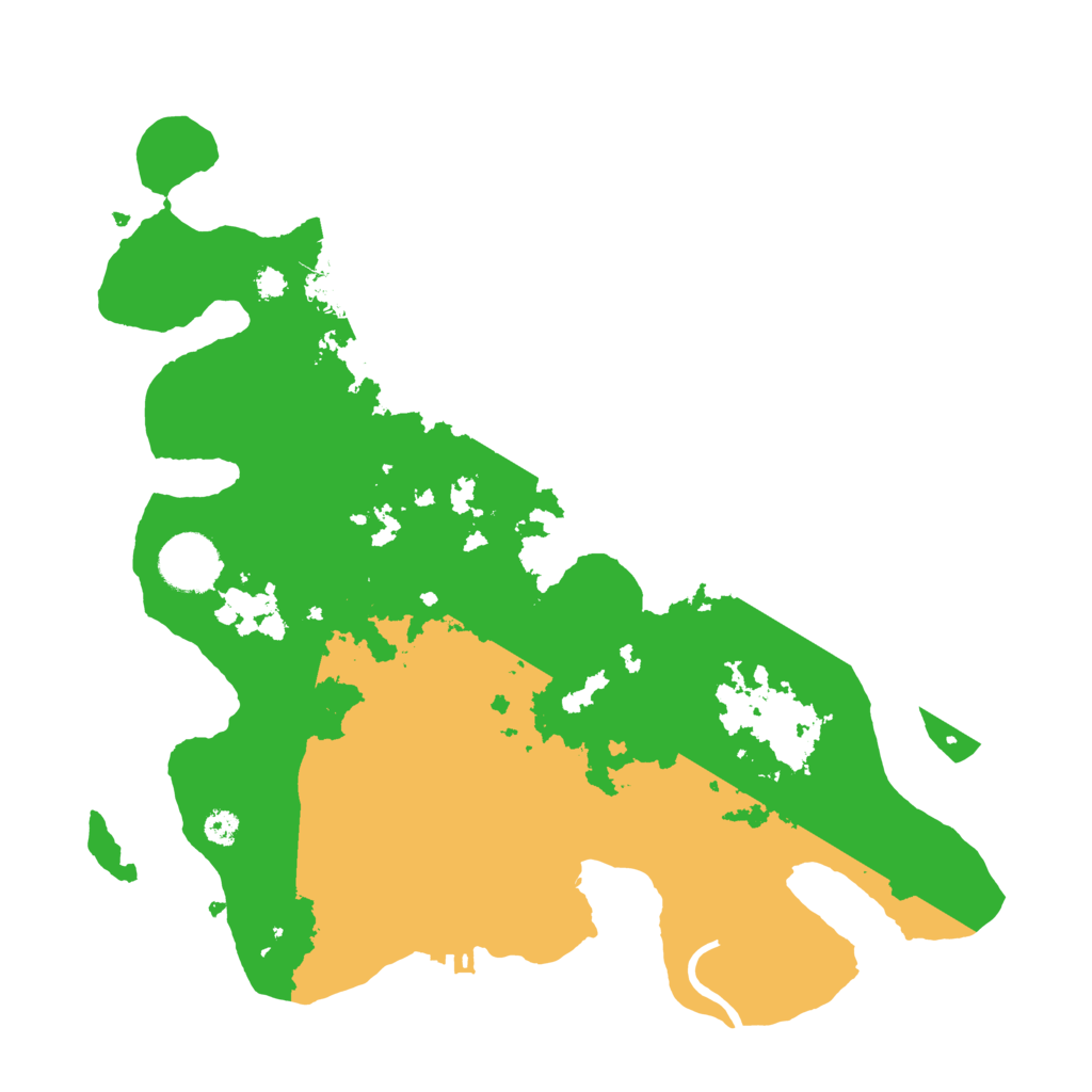 Biome Rust Map: Procedural Map, Size: 3250, Seed: 3222586