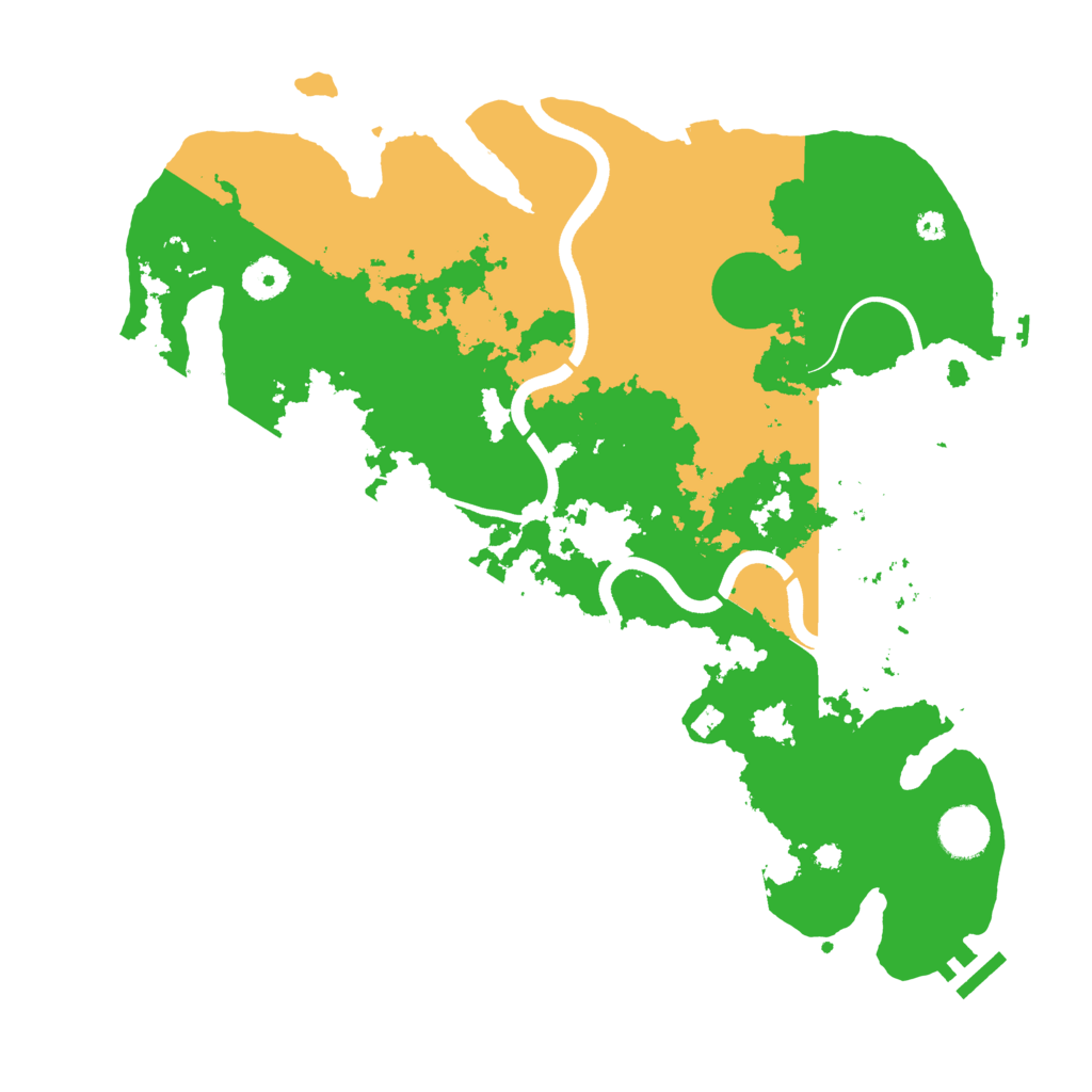 Biome Rust Map: Procedural Map, Size: 3750, Seed: 1042039109