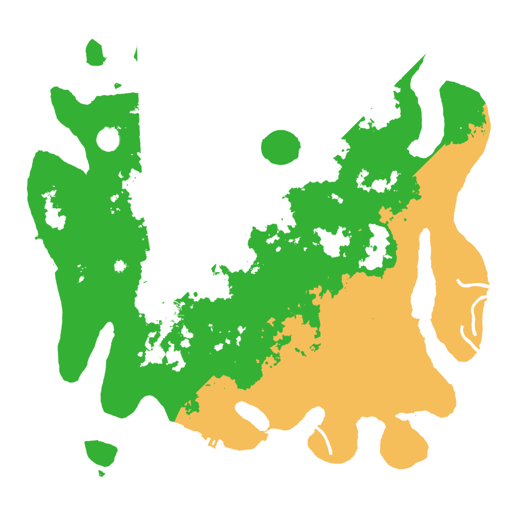 Biome Rust Map: Procedural Map, Size: 3900, Seed: 2000