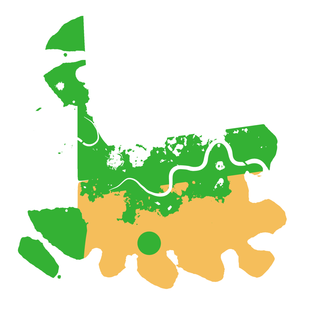 Biome Rust Map: Procedural Map, Size: 3500, Seed: 8762