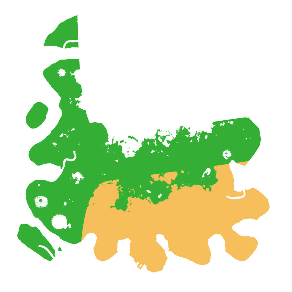 Biome Rust Map: Procedural Map, Size: 3500, Seed: 8762