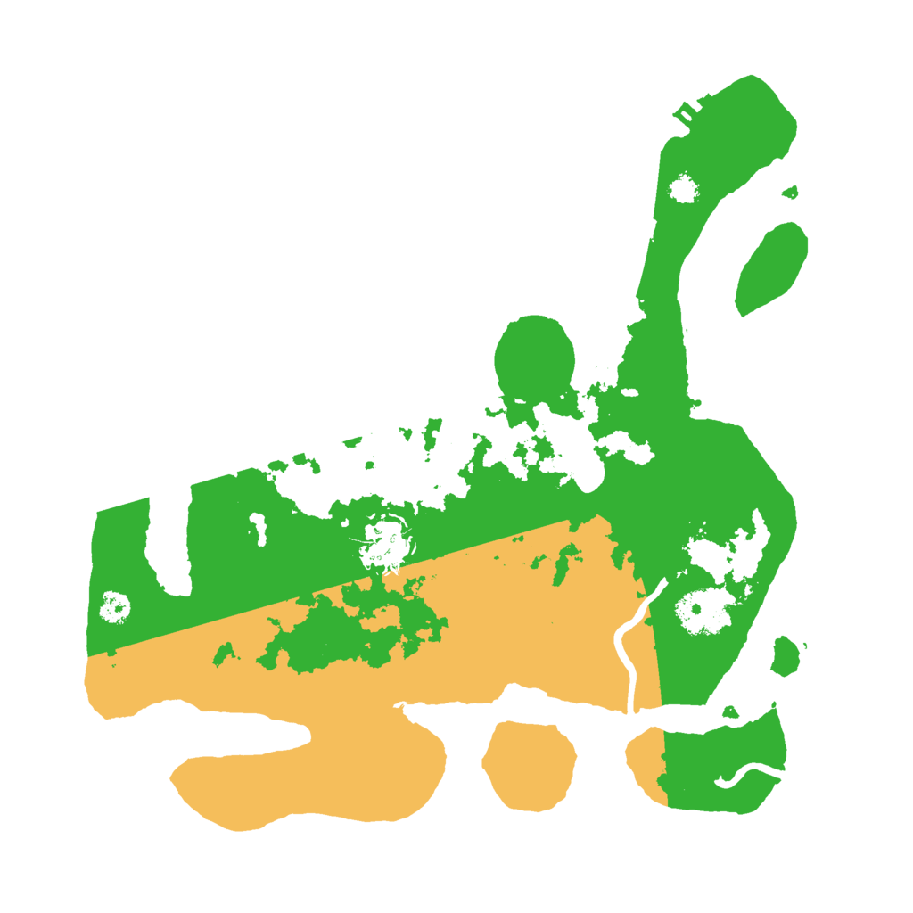 Biome Rust Map: Procedural Map, Size: 3000, Seed: 881838685