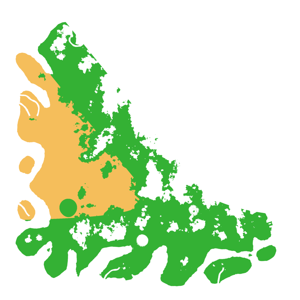 Biome Rust Map: Procedural Map, Size: 4500, Seed: 851799