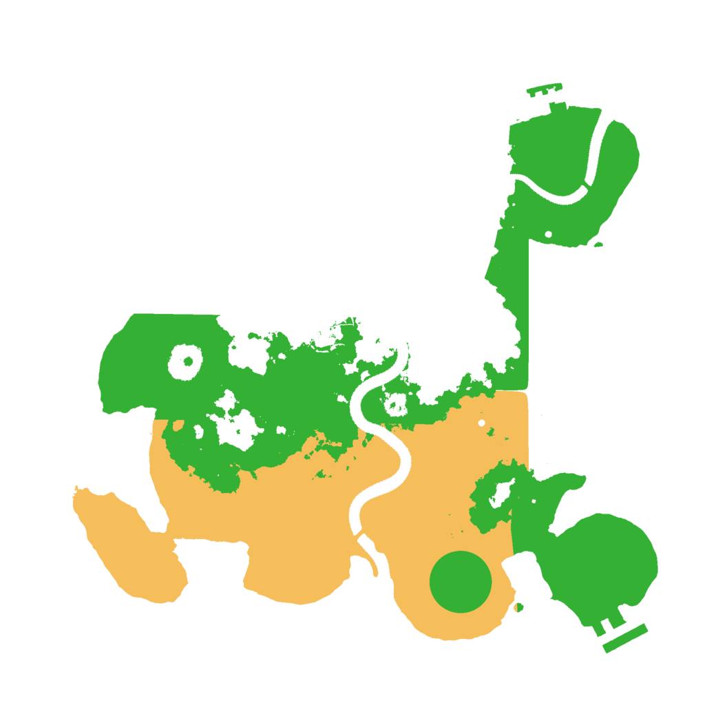 Biome Rust Map: Procedural Map, Size: 3000, Seed: 94415