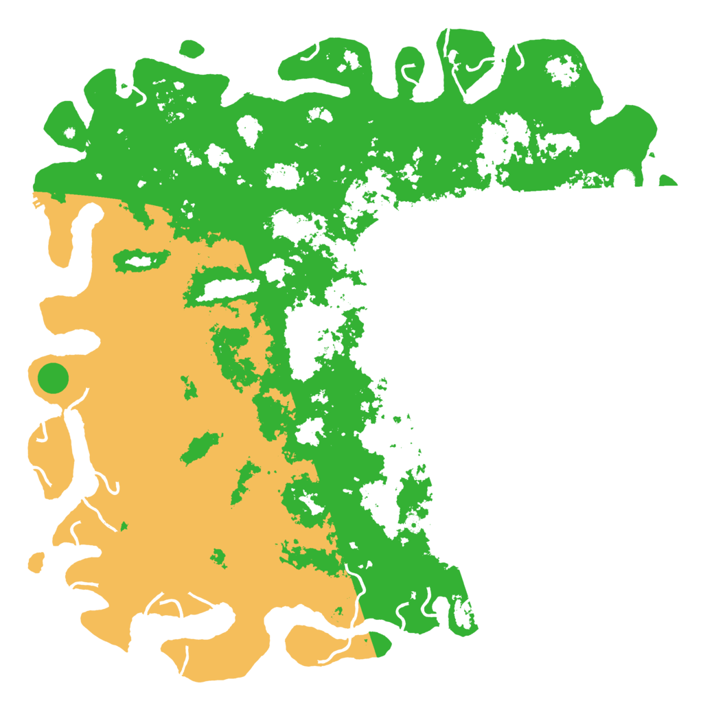 Biome Rust Map: Procedural Map, Size: 6000, Seed: 62886288