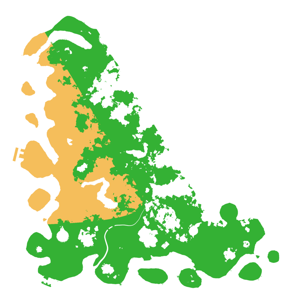 Biome Rust Map: Procedural Map, Size: 4500, Seed: 2029812