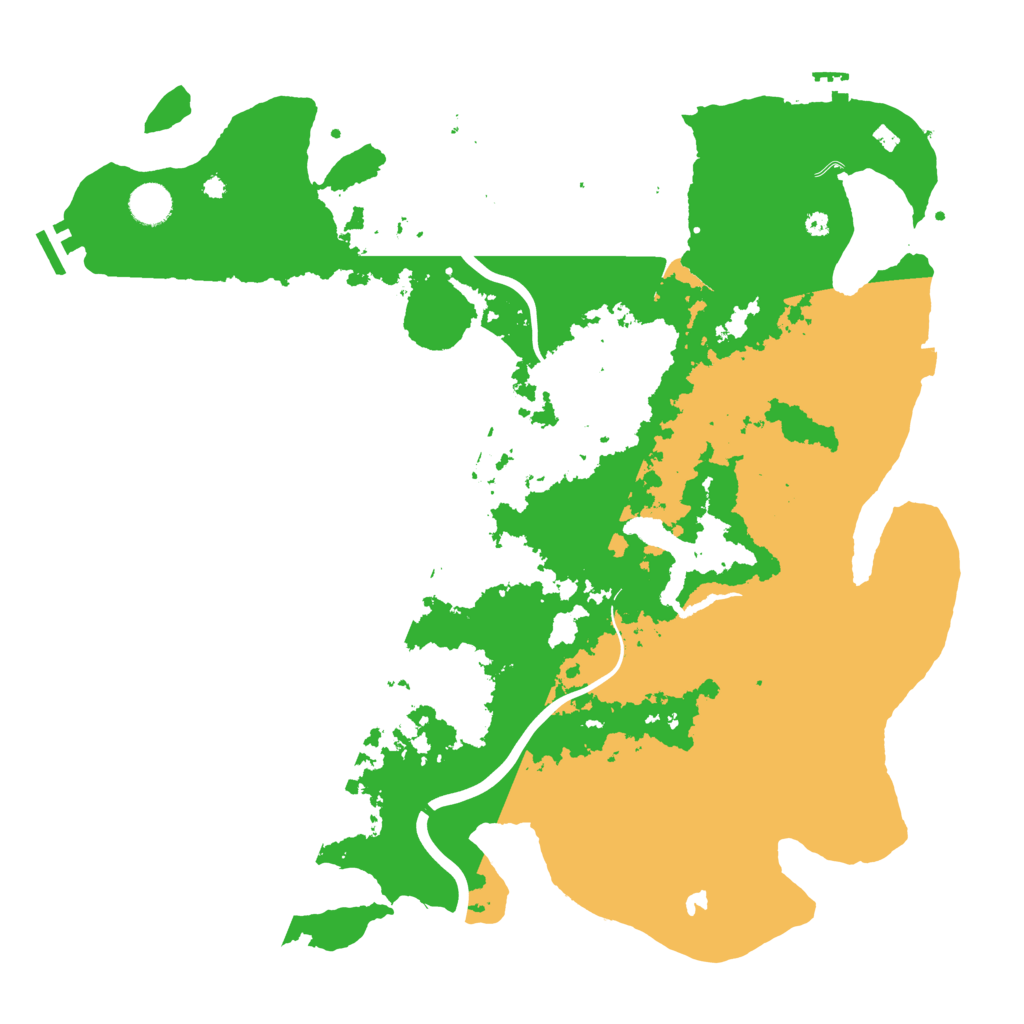 Biome Rust Map: Procedural Map, Size: 4250, Seed: 505265207