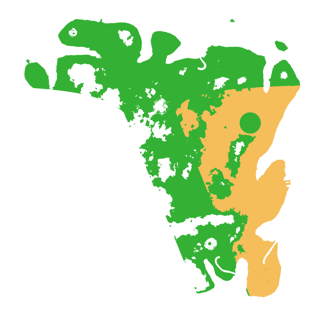 Biome Rust Map: Procedural Map, Size: 4000, Seed: 39951775