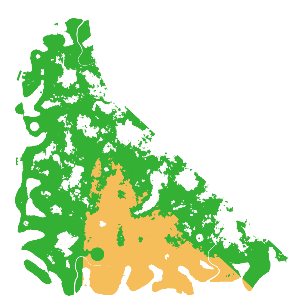 Biome Rust Map: Procedural Map, Size: 6000, Seed: 311344