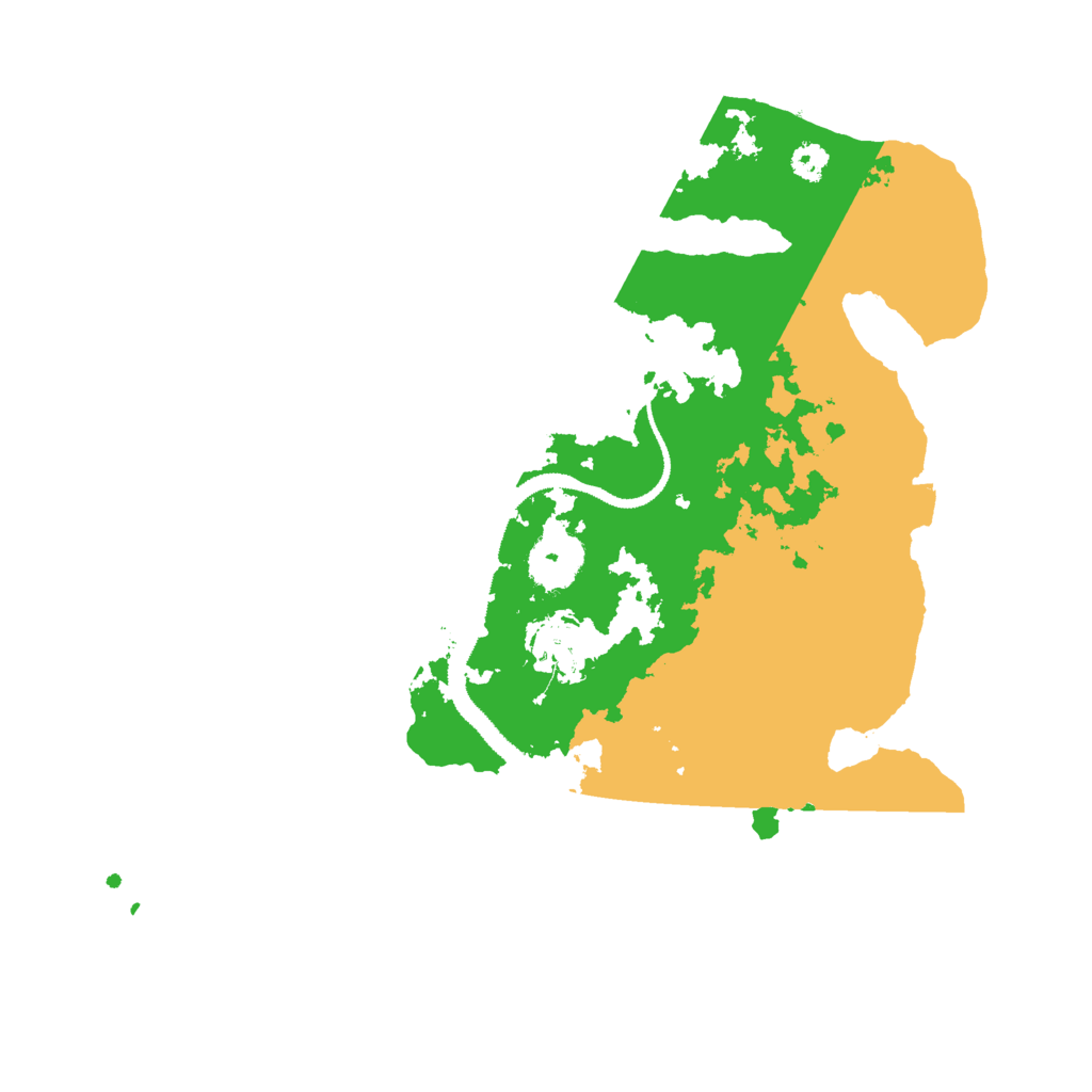 Biome Rust Map: Procedural Map, Size: 3000, Seed: 92761